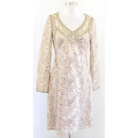 Sue Wong | Dresses | Sue Wong Nocturne Gold Lace Embellished Sequin Cocktail Evening Party Dress Sz 8 | Poshmark Sue Wong | Dresses | Sue Wong Nocturne Gold Lace Embellished Sequin Cocktail Evening Party Dress Sz 8 | Poshmark